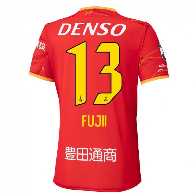 Danxen Barn Haruya Fujii #13 Röd Gul Hemmatröja Matchtröjor 2025/26 Tröjor T-Tröja
