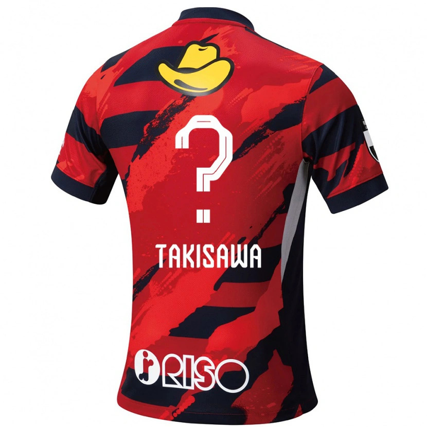 Danxen Barn Shu Takisawa #0 Röd Svart Hemmatröja Matchtröjor 2025/26 Tröjor T-Tröja