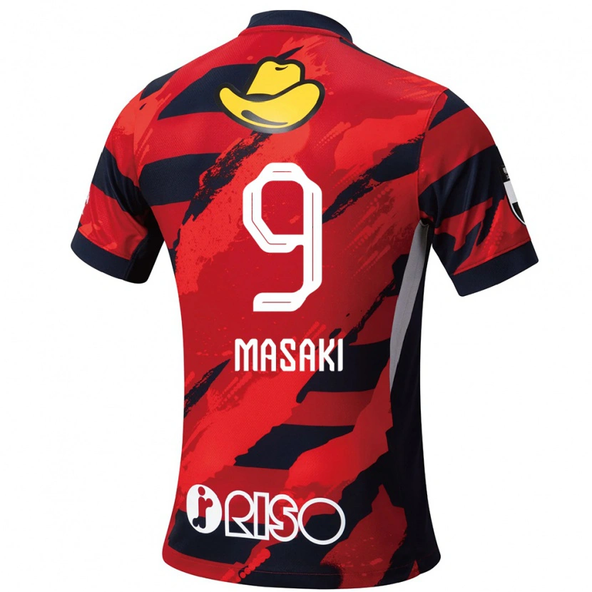 Danxen Barn Hiroto Masaki #9 Röd Svart Hemmatröja Matchtröjor 2025/26 Tröjor T-Tröja