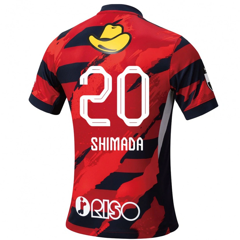 Danxen Barn Victor Shimada #20 Röd Svart Hemmatröja Matchtröjor 2025/26 Tröjor T-Tröja