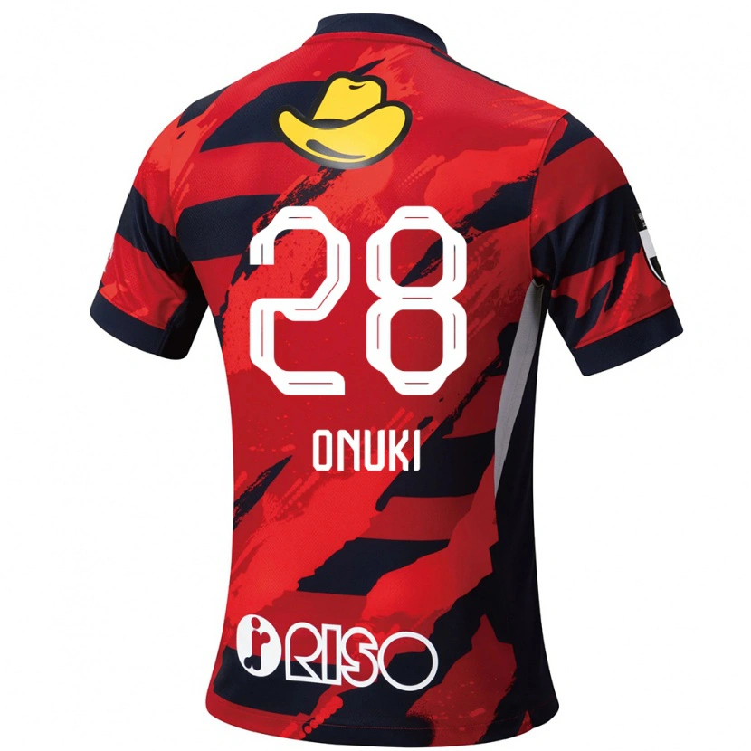 Danxen Barn Rui Onuki #28 Röd Svart Hemmatröja Matchtröjor 2025/26 Tröjor T-Tröja