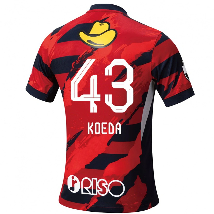 Danxen Barn Gemma Koeda #43 Röd Svart Hemmatröja Matchtröjor 2025/26 Tröjor T-Tröja