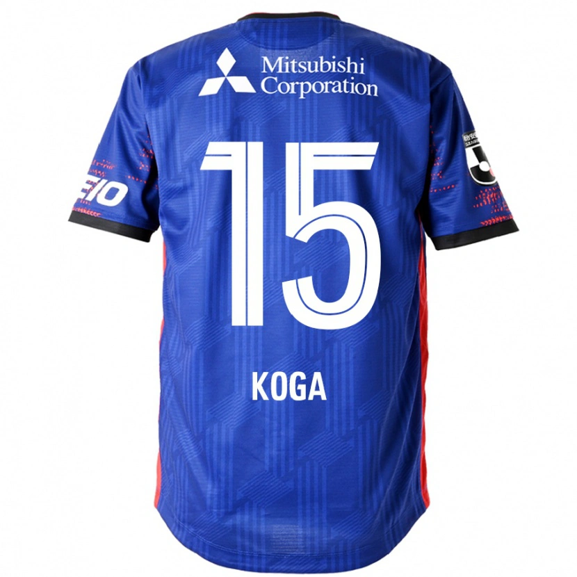 Danxen Barn Shun Koga #15 Kungsblå Vit Hemmatröja Matchtröjor 2025/26 Tröjor T-Tröja