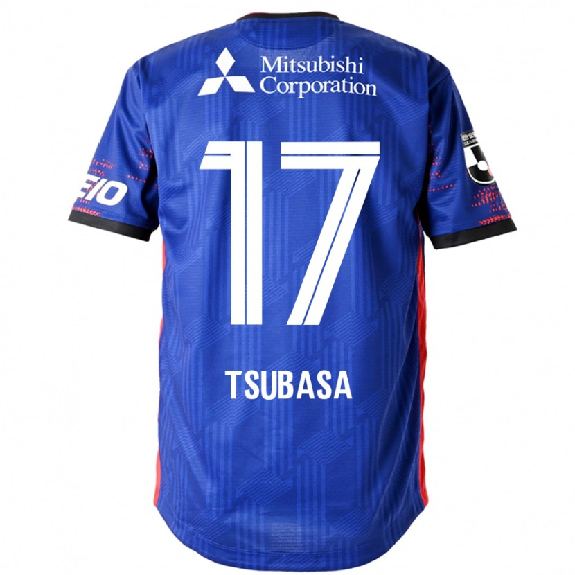 Danxen Barn Tsubasa Terayama #17 Kungsblå Vit Hemmatröja Matchtröjor 2025/26 Tröjor T-Tröja