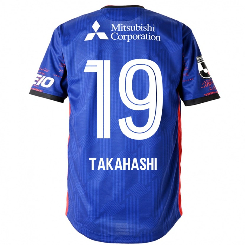 Danxen Barn Yuya Takahashi #19 Kungsblå Vit Hemmatröja Matchtröjor 2025/26 Tröjor T-Tröja