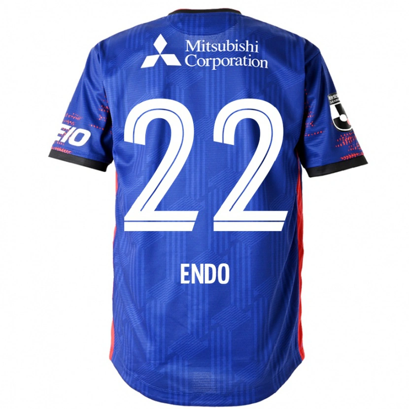 Danxen Barn Keita Endo #22 Kungsblå Vit Hemmatröja Matchtröjor 2025/26 Tröjor T-Tröja
