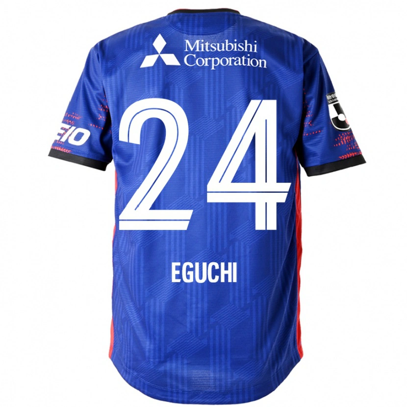 Danxen Barn Kaito Eguchi #24 Kungsblå Vit Hemmatröja Matchtröjor 2025/26 Tröjor T-Tröja