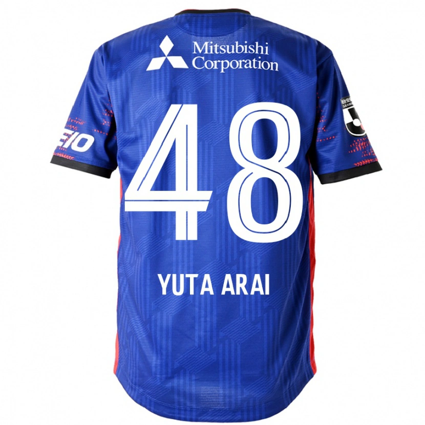 Danxen Barn Yuta Arai #48 Kungsblå Vit Hemmatröja Matchtröjor 2025/26 Tröjor T-Tröja