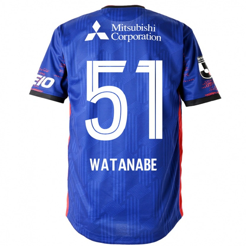 Danxen Barn Matthew Watanabe #51 Kungsblå Vit Hemmatröja Matchtröjor 2025/26 Tröjor T-Tröja