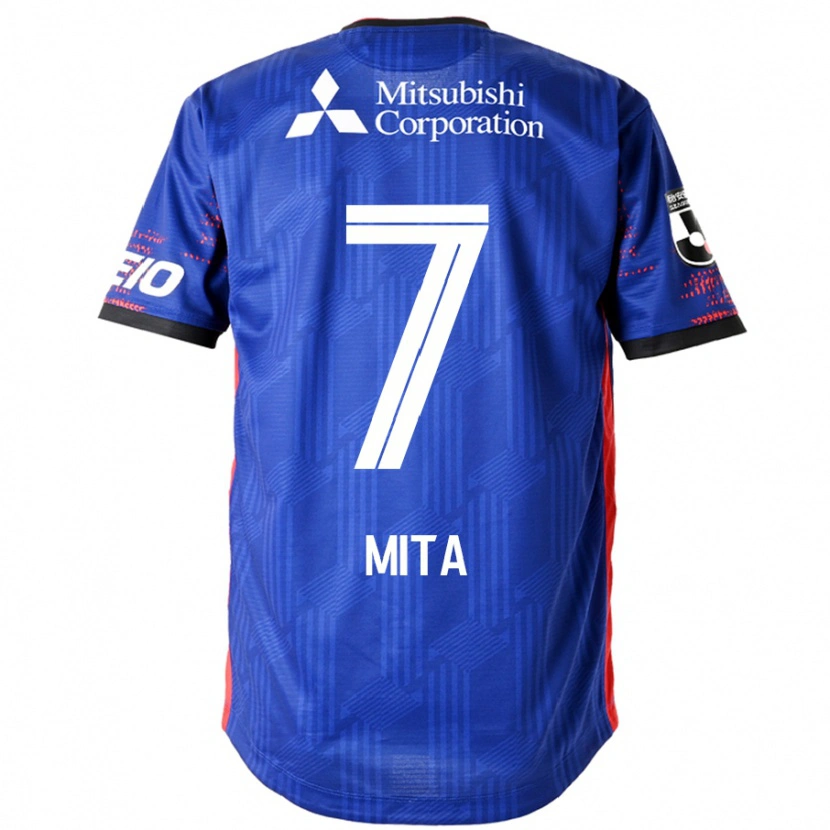 Danxen Barn Hirotaka Mita #7 Kungsblå Vit Hemmatröja Matchtröjor 2025/26 Tröjor T-Tröja