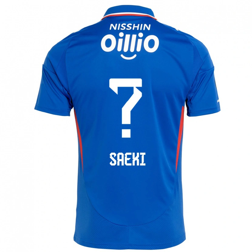 Danxen Barn Shunya Saeki #0 Kungsblå Vit Hemmatröja Matchtröjor 2025/26 Tröjor T-Tröja