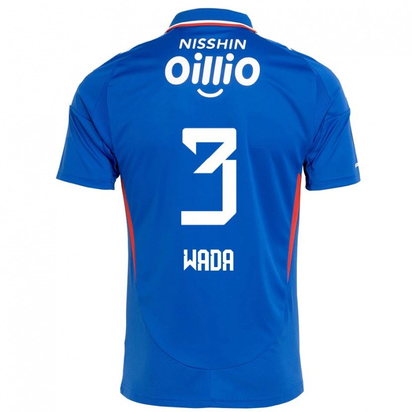 Danxen Barn Yusei Wada #3 Kungsblå Vit Hemmatröja Matchtröjor 2025/26 Tröjor T-Tröja
