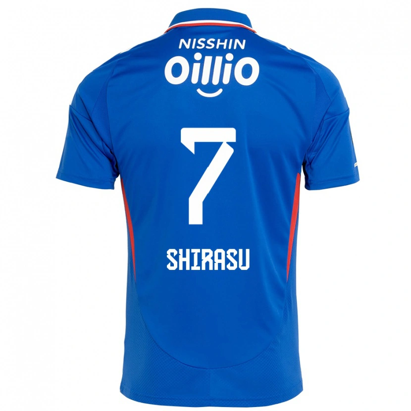 Danxen Barn Kento Shirasu #7 Kungsblå Vit Hemmatröja Matchtröjor 2025/26 Tröjor T-Tröja