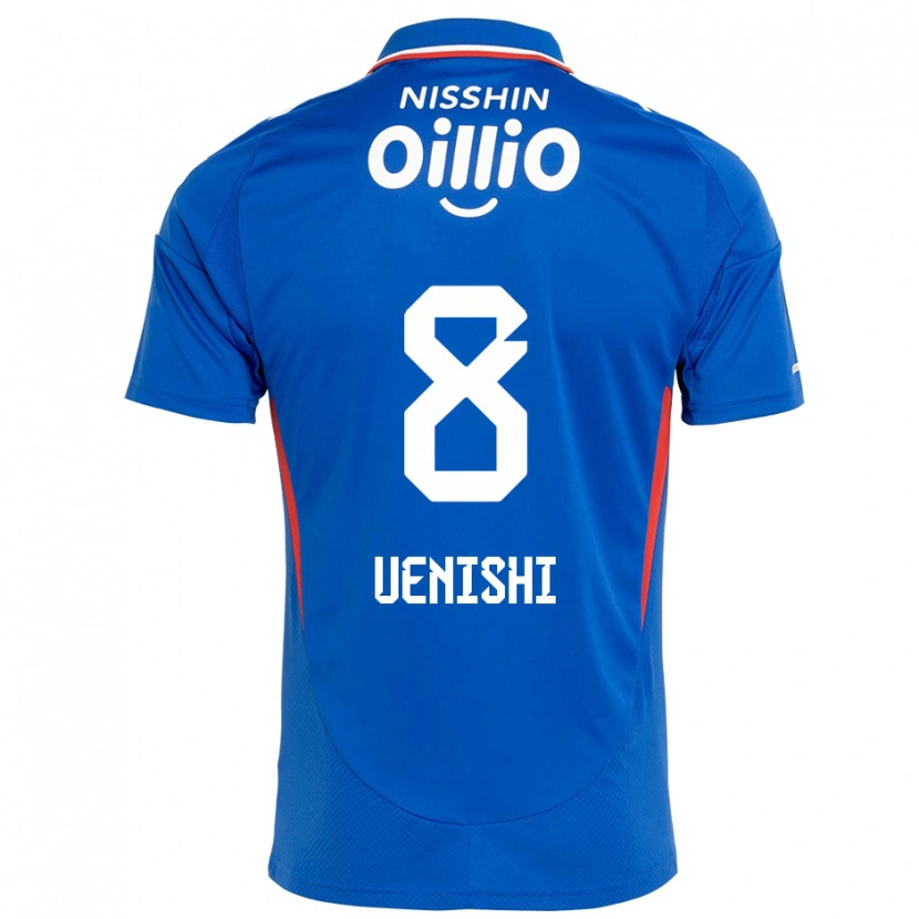 Danxen Barn Haruki Uenishi #8 Kungsblå Vit Hemmatröja Matchtröjor 2025/26 Tröjor T-Tröja