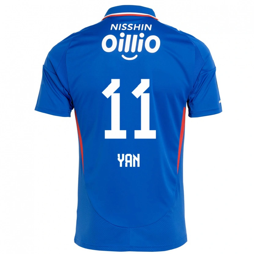 Danxen Barn Yan Matheus #11 Kungsblå Vit Hemmatröja Matchtröjor 2025/26 Tröjor T-Tröja