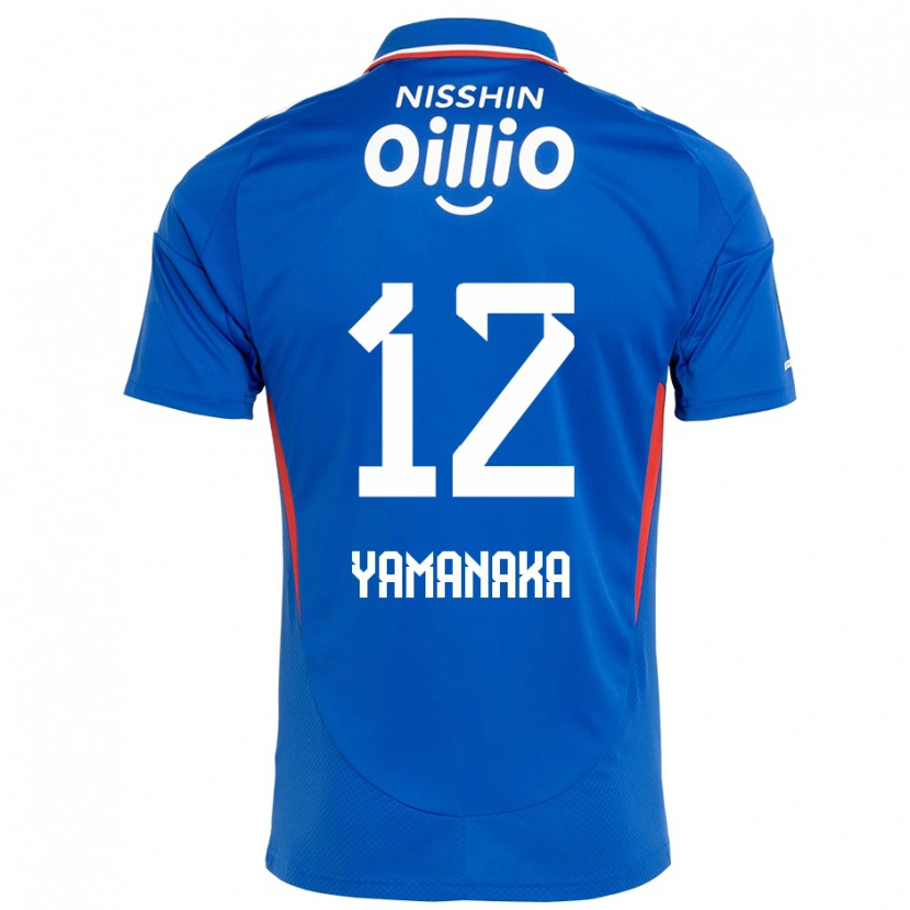 Danxen Barn Yuki Yamanaka #12 Kungsblå Vit Hemmatröja Matchtröjor 2025/26 Tröjor T-Tröja