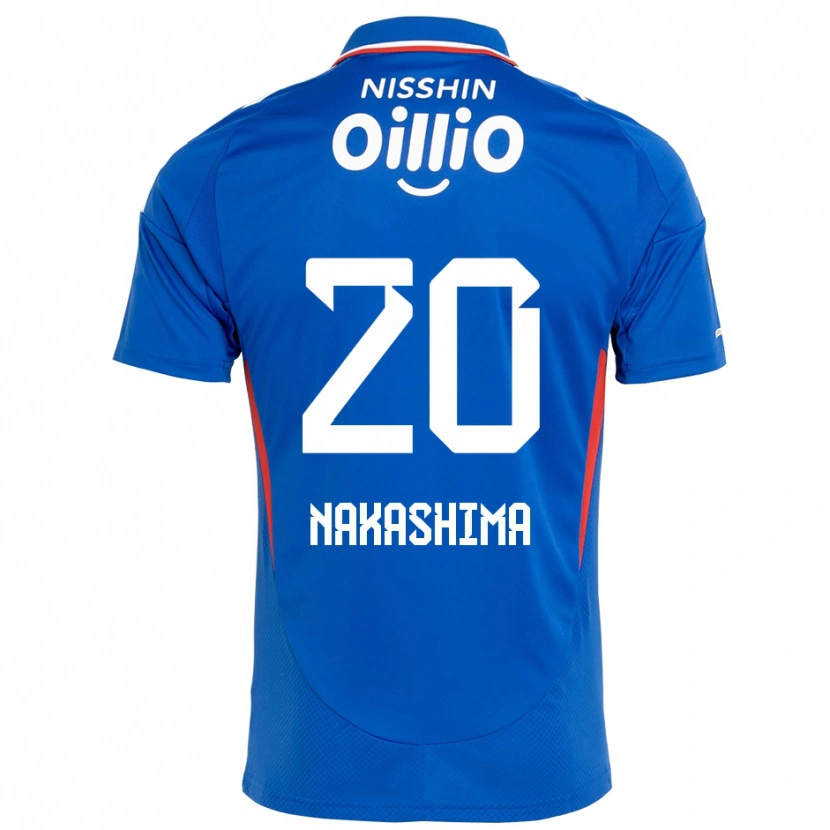 Danxen Barn Rikuto Nakashima #20 Kungsblå Vit Hemmatröja Matchtröjor 2025/26 Tröjor T-Tröja