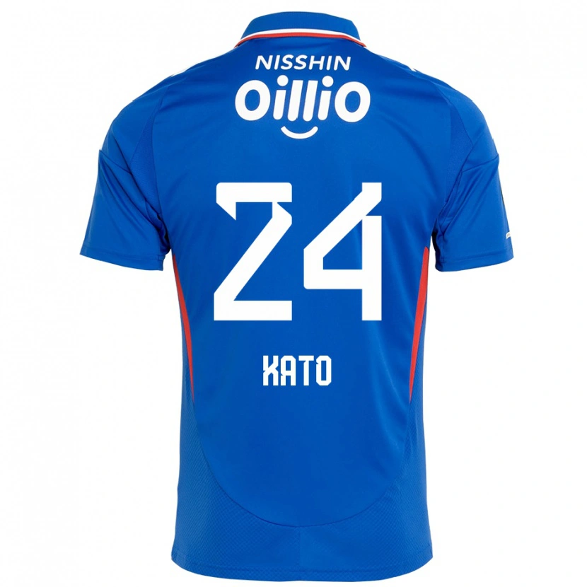 Danxen Barn Hijiri Kato #24 Kungsblå Vit Hemmatröja Matchtröjor 2025/26 Tröjor T-Tröja
