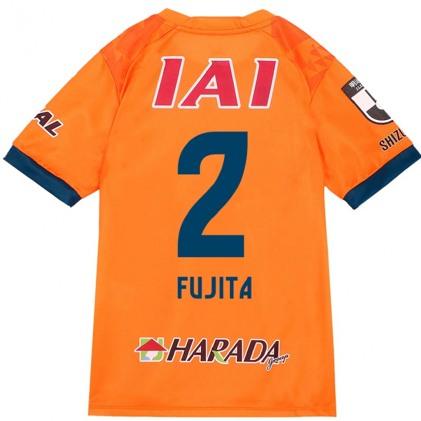 Danxen Barn Shunsuke Fujita #2 Orange Röd Hemmatröja Matchtröjor 2025/26 Tröjor T-Tröja