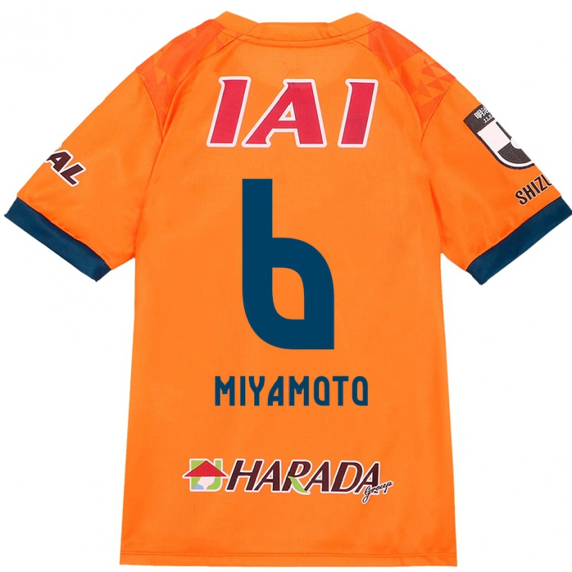 Danxen Barn Kota Miyamoto #6 Orange Röd Hemmatröja Matchtröjor 2025/26 Tröjor T-Tröja