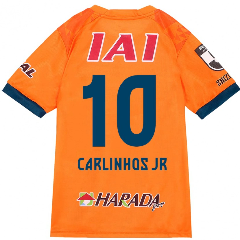 Danxen Barn Carlinhos Junior #10 Orange Röd Hemmatröja Matchtröjor 2025/26 Tröjor T-Tröja