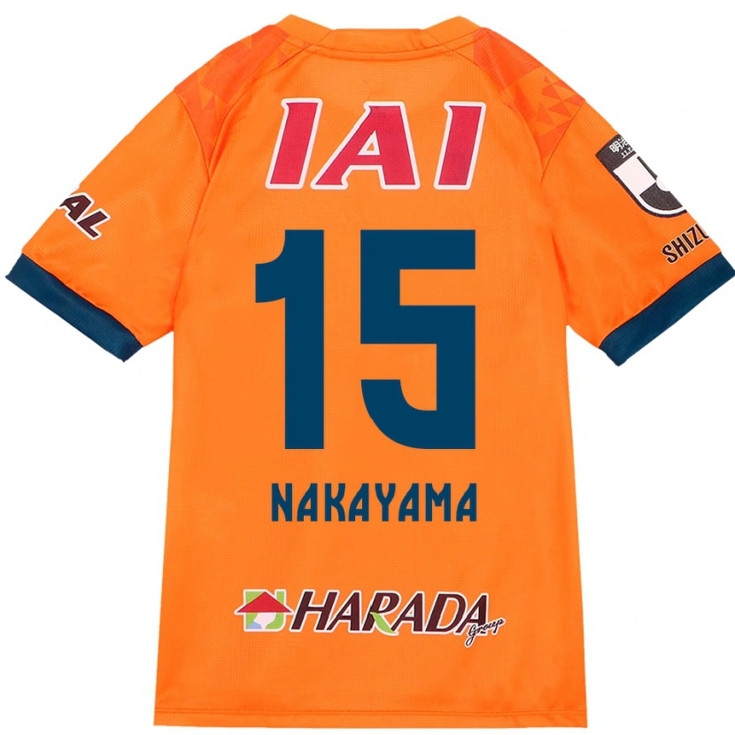 Danxen Barn Atsuki Nakayama #15 Orange Röd Hemmatröja Matchtröjor 2025/26 Tröjor T-Tröja