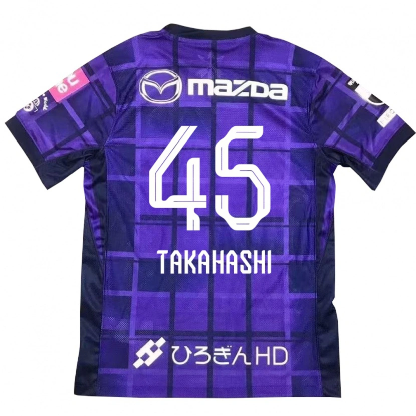 Danxen Barn Narumi Takahashi #45 Lila Orange Hemmatröja Matchtröjor 2025/26 Tröjor T-Tröja