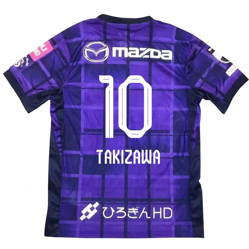 Danxen Barn Chise Takizawa #10 Lila Orange Hemmatröja Matchtröjor 2025/26 Tröjor T-Tröja