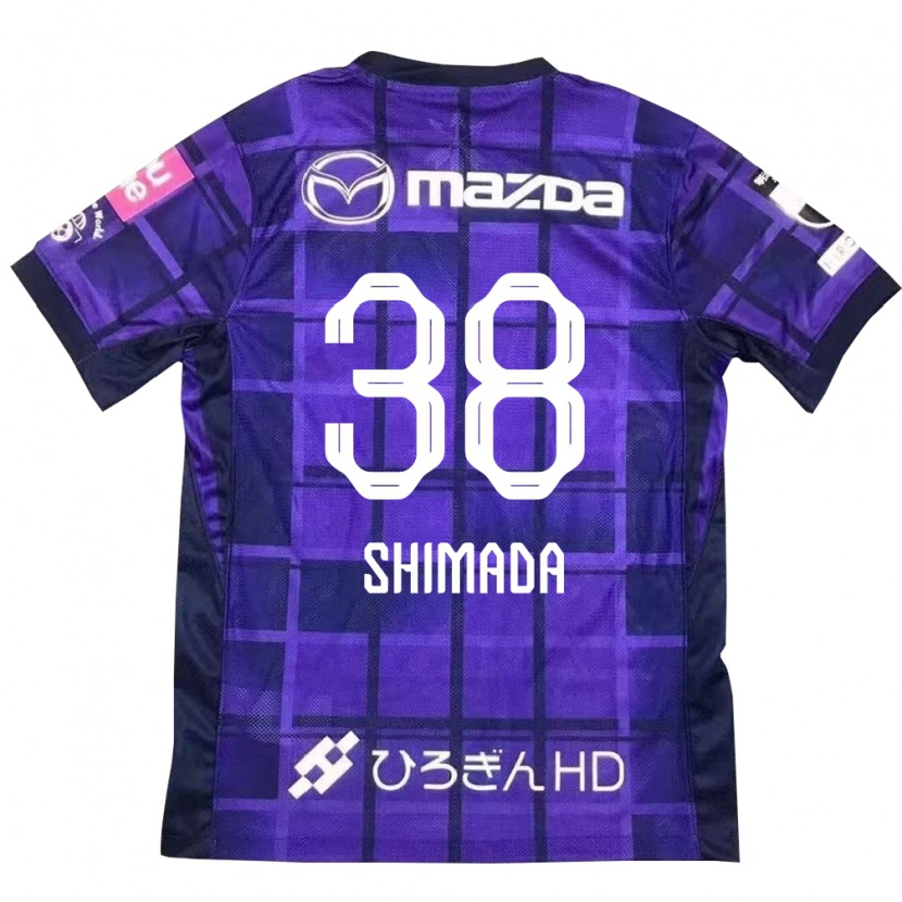 Danxen Barn Hana Shimada #38 Lila Orange Hemmatröja Matchtröjor 2025/26 Tröjor T-Tröja