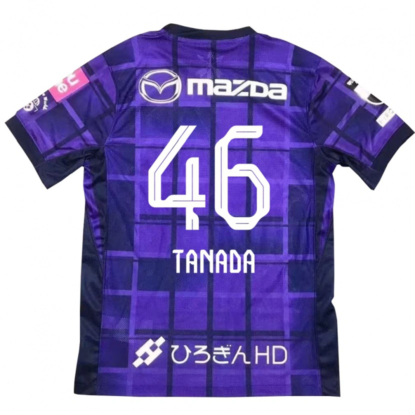 Danxen Barn Ryo Tanada #46 Lila Orange Hemmatröja Matchtröjor 2025/26 Tröjor T-Tröja