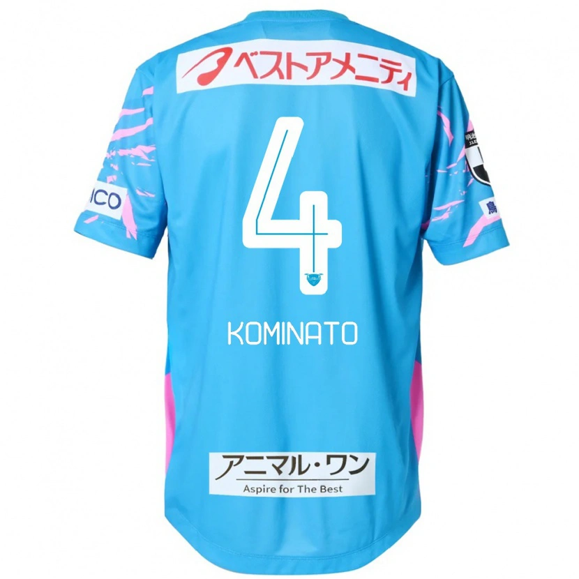 Danxen Barn Yuya Kominato #4 Blå Rosa Hemmatröja Matchtröjor 2025/26 Tröjor T-Tröja