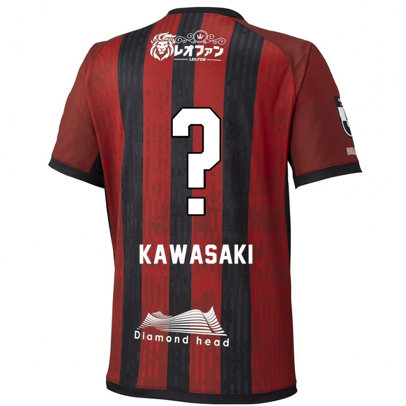 Danxen Barn Kanta Kawasaki #0 Röd Svart Hemmatröja Matchtröjor 2025/26 Tröjor T-Tröja