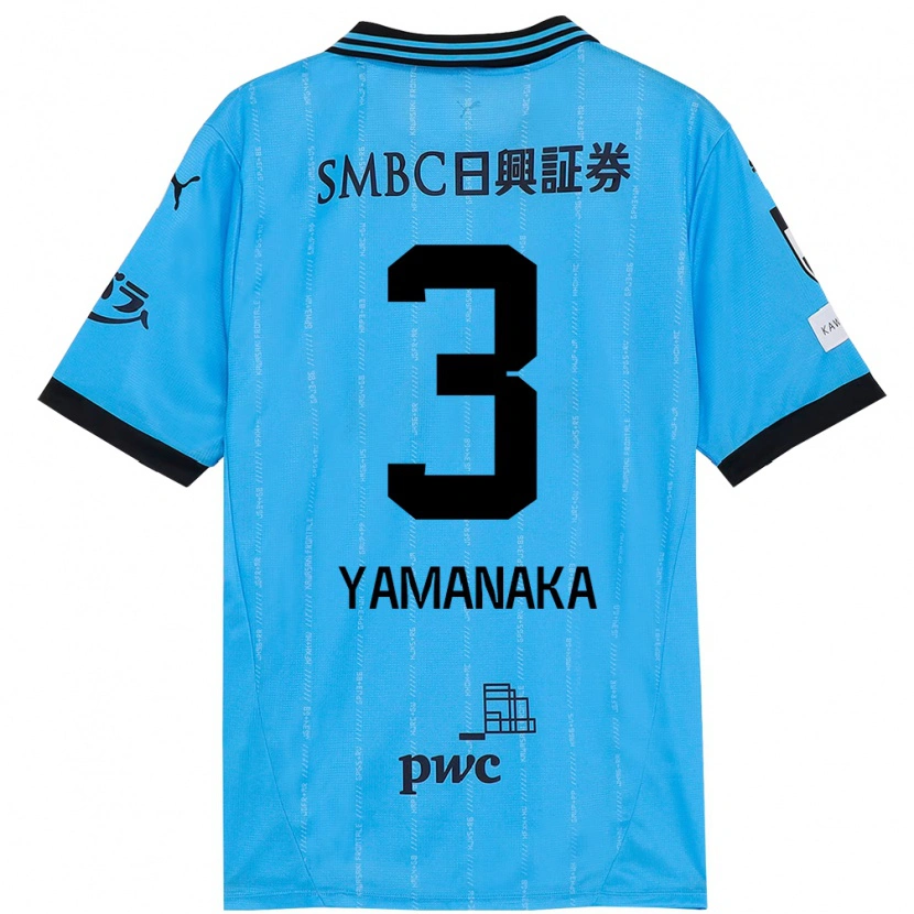Danxen Barn Daiki Yamanaka #3 Himmelsblå Svart Hemmatröja Matchtröjor 2025/26 Tröjor T-Tröja