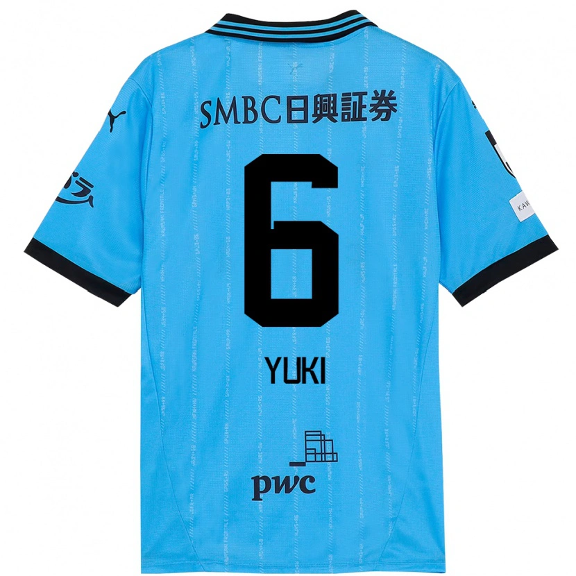 Danxen Barn Yuki Yamamoto #6 Himmelsblå Svart Hemmatröja Matchtröjor 2025/26 Tröjor T-Tröja