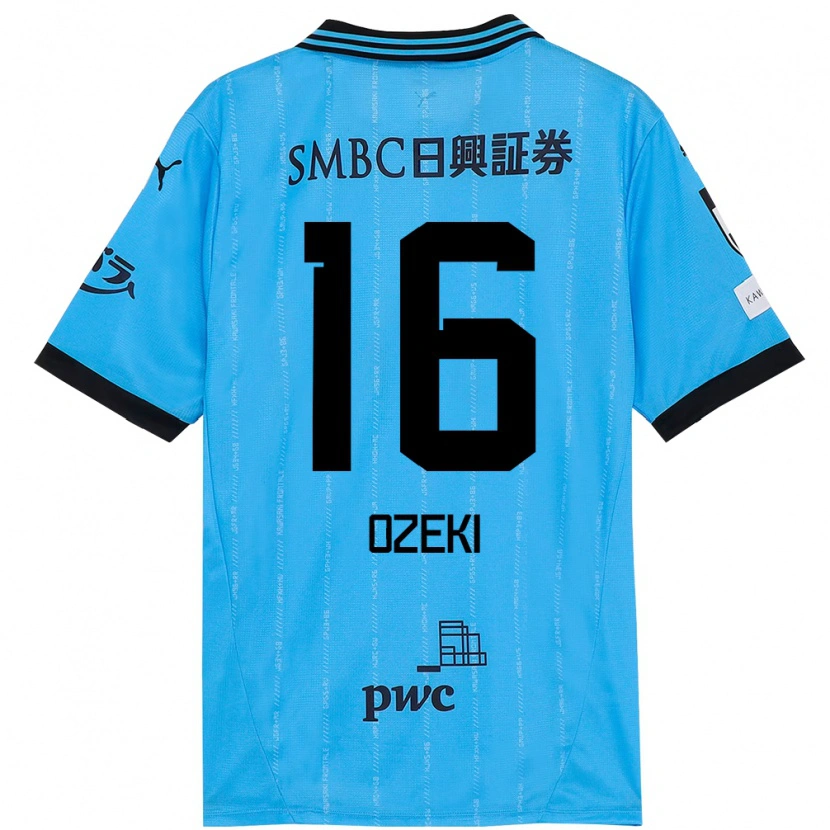 Danxen Barn Yuto Ozeki #16 Himmelsblå Svart Hemmatröja Matchtröjor 2025/26 Tröjor T-Tröja