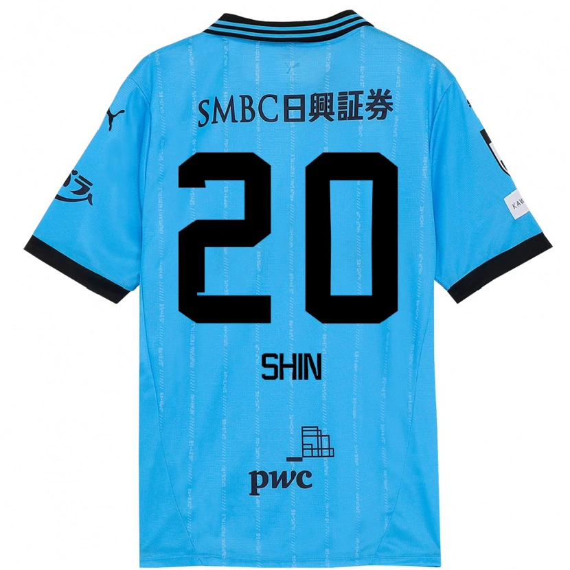 Danxen Barn Shin Yamada #20 Himmelsblå Svart Hemmatröja Matchtröjor 2025/26 Tröjor T-Tröja