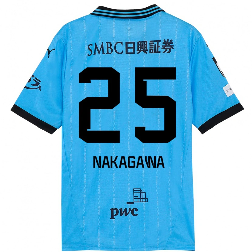 Danxen Barn Shin Nakagawa #25 Himmelsblå Svart Hemmatröja Matchtröjor 2025/26 Tröjor T-Tröja
