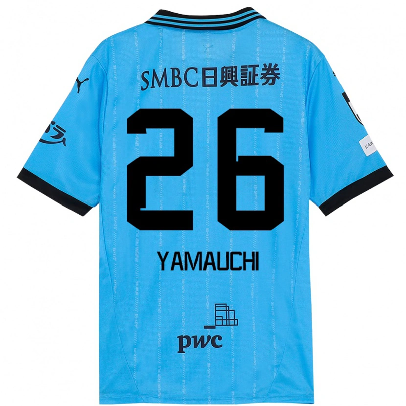 Danxen Barn Hinata Yamauchi #26 Himmelsblå Svart Hemmatröja Matchtröjor 2025/26 Tröjor T-Tröja