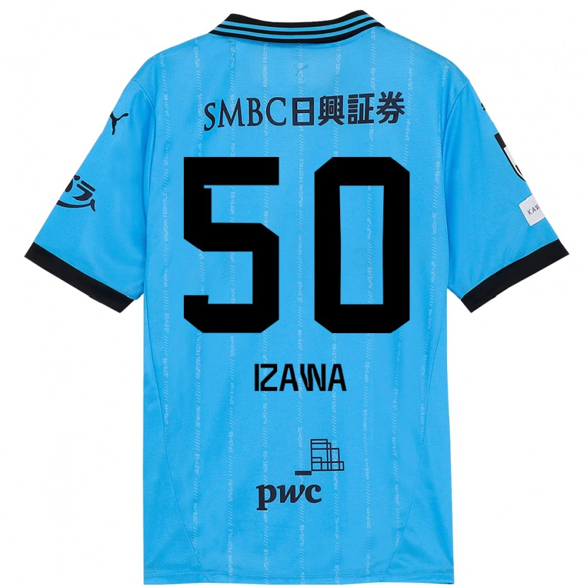 Danxen Barn Haruki Izawa #50 Himmelsblå Svart Hemmatröja Matchtröjor 2025/26 Tröjor T-Tröja
