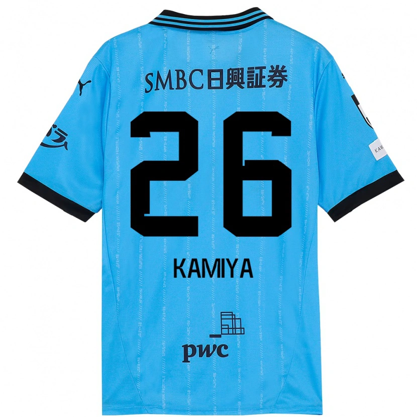 Danxen Barn Kaito Kamiya #26 Himmelsblå Svart Hemmatröja Matchtröjor 2025/26 Tröjor T-Tröja