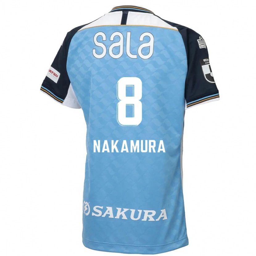 Danxen Barn Shunta Nakamura #8 Himmelsblå Svart Hemmatröja Matchtröjor 2025/26 Tröjor T-Tröja