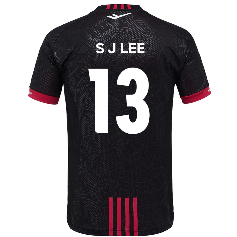 Danxen Barn Seo-Jun Lee #13 Svart Röd Hemmatröja Matchtröjor 2025/26 Tröjor T-Tröja