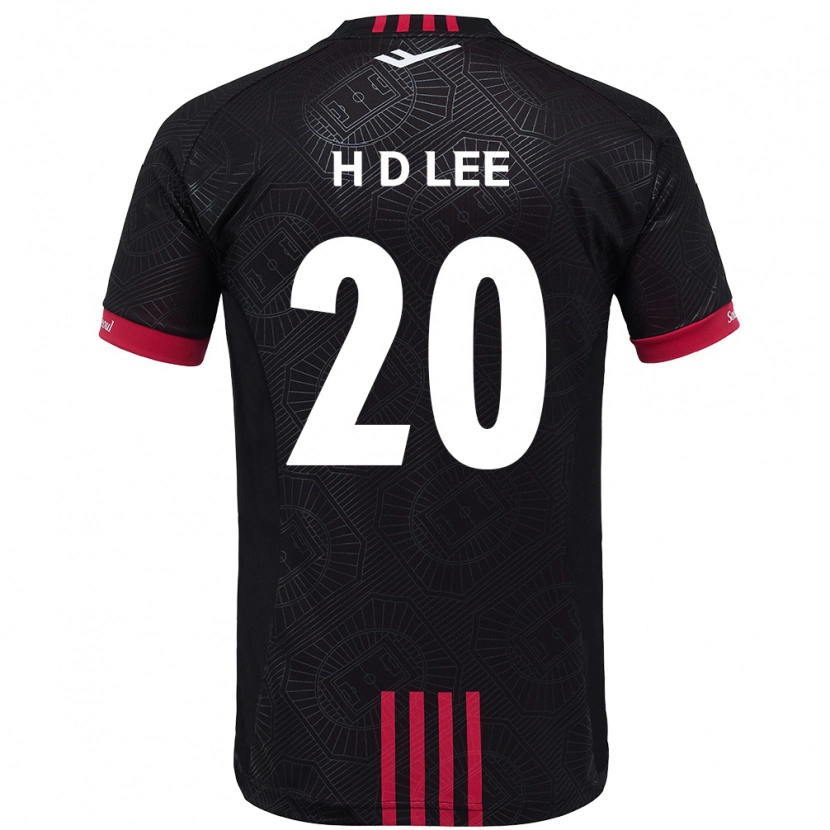 Danxen Barn Han-Do Lee #20 Svart Röd Hemmatröja Matchtröjor 2025/26 Tröjor T-Tröja