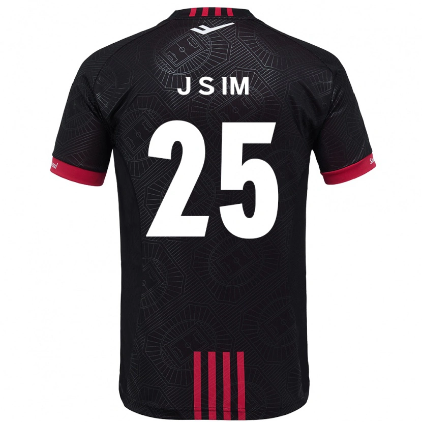 Danxen Barn Joon-Seob Im #25 Svart Röd Hemmatröja Matchtröjor 2025/26 Tröjor T-Tröja