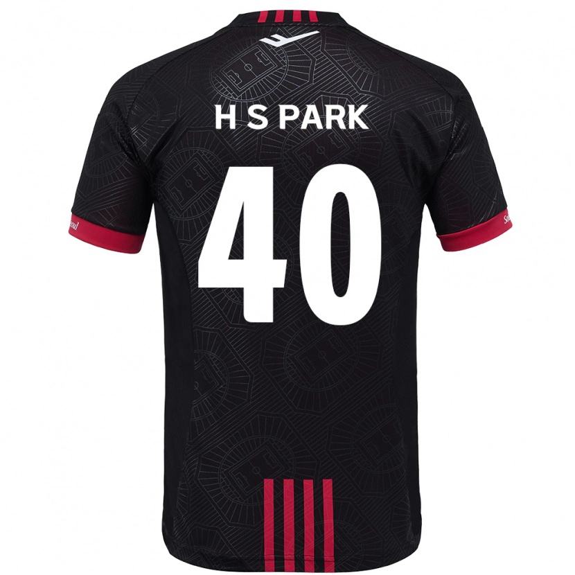 Danxen Barn Seong-Hun Park #40 Svart Röd Hemmatröja Matchtröjor 2025/26 Tröjor T-Tröja