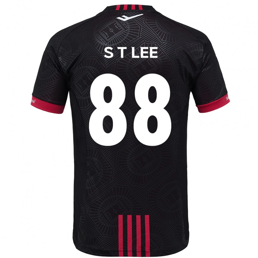 Danxen Barn Tae-Seok Lee #88 Svart Röd Hemmatröja Matchtröjor 2025/26 Tröjor T-Tröja