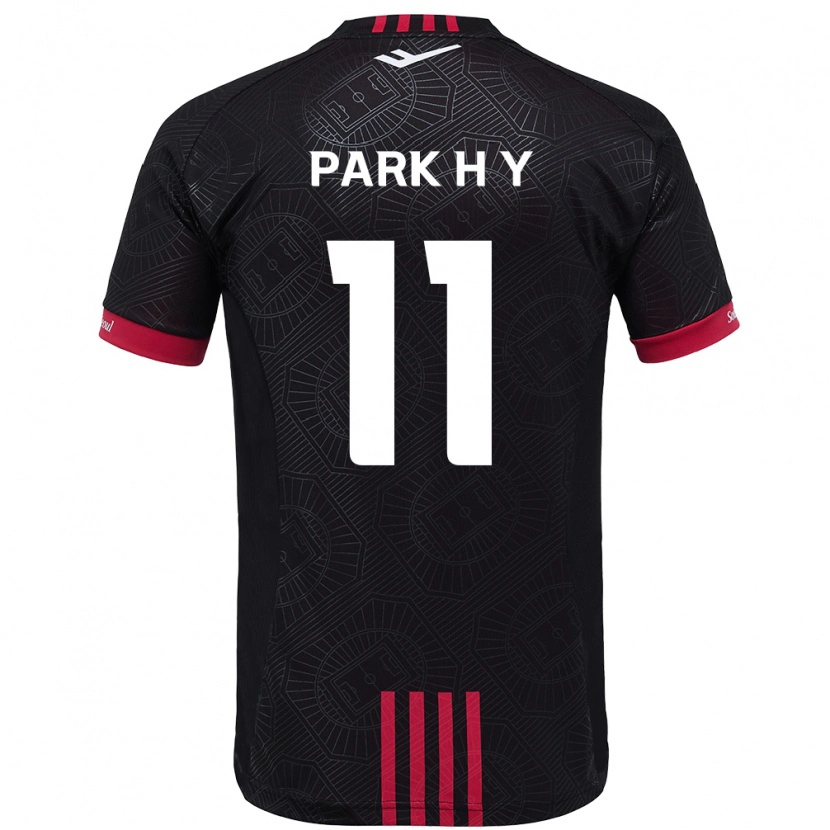 Danxen Barn Park Hee-Young #11 Svart Röd Hemmatröja Matchtröjor 2025/26 Tröjor T-Tröja