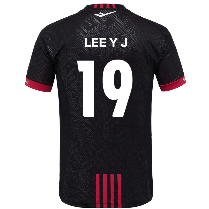 Danxen Barn Lee Ye-Jin #19 Svart Röd Hemmatröja Matchtröjor 2025/26 Tröjor T-Tröja