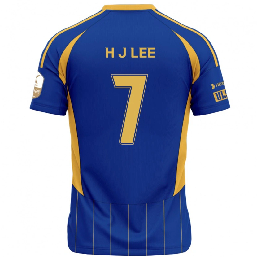Danxen Barn Jae-Hun Lee #7 Kungsblå Gul Hemmatröja Matchtröjor 2025/26 Tröjor T-Tröja
