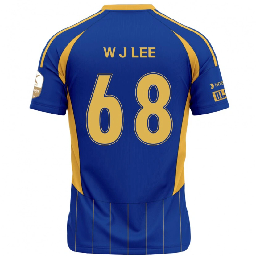 Danxen Barn Jae-Wook Lee #68 Kungsblå Gul Hemmatröja Matchtröjor 2025/26 Tröjor T-Tröja